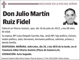Julio  Martín  Ruiz  Fidel