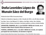 Leonides  López  de  Munain  Sáez  del  Burgo