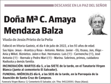 Mª  C.  Amaya  Mendaza  Balza