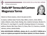 Mª  Teresa  del  Carmen  Muguruza  Torres
