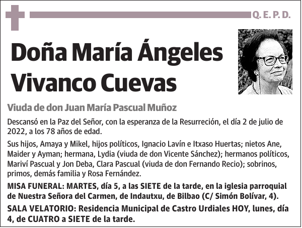 María Ángeles Vivanco Cuevas