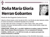 María  Gloria  Herran  Gobantes