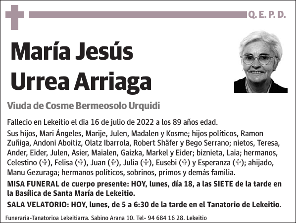 María Jesús Urrea Arriaga