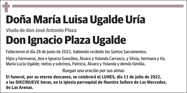 María Luisa Ugalde Uría