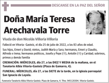 María  Teresa  Arechavala  Torre