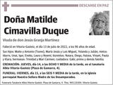 Matilde  Cimavilla  Duque