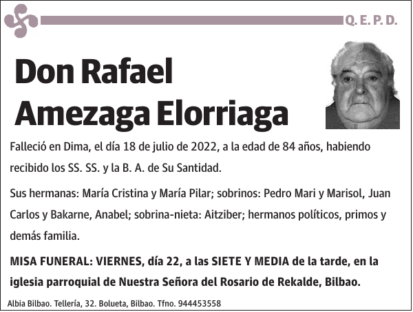 Rafael Amezaga Elorriaga