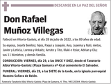Rafael  Muñoz  Villegas