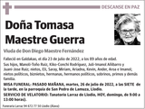 Tomasa  Maestre  Guerra