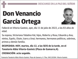 Venancio  García  Ortega
