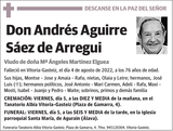 Andrés  Aguirre  Sáez  de  Arregui
