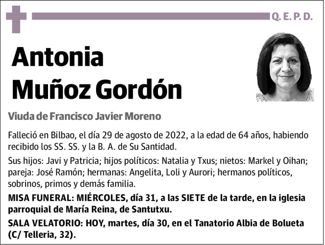 Antonia Muñoz Gordón