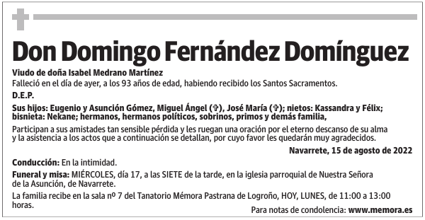 Don  Domingo  Fernández  Domínguez