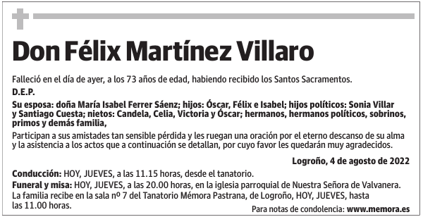 Don  Félix  Martínez  Villaro
