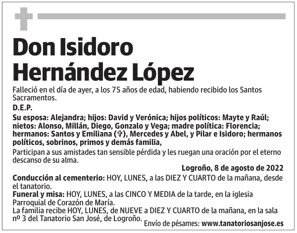 Don  Isidoro  Hernández  López