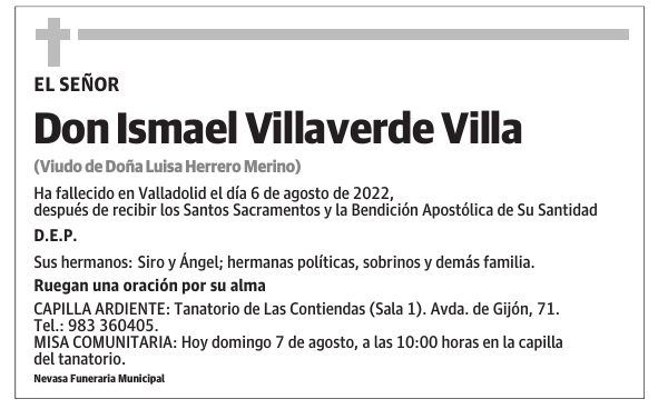 Don Ismael Villaverde Villa