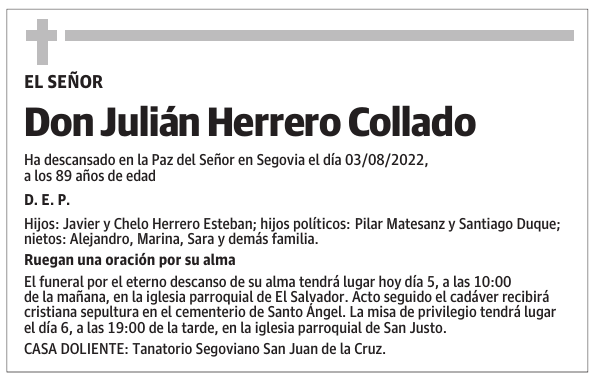 Don Julián Herrero Collado