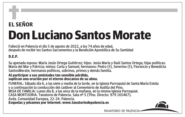Don Luciano Santos Morate