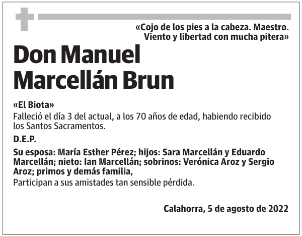 Don  Manuel  Marcellán  Brun