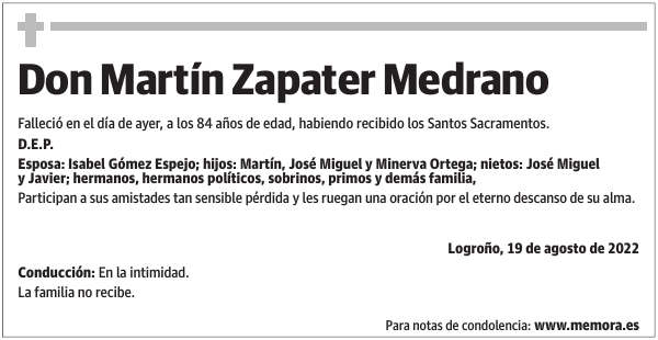 Don  Martín  Zapater  Medrano
