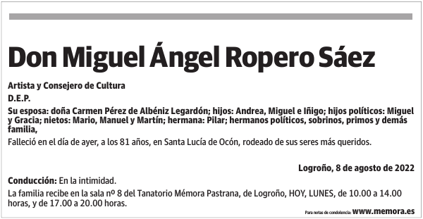 Don  Miguel  Ángel  Ropero  Sáez