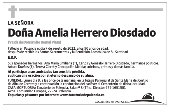 Doña Amelia Herrero Diosdado