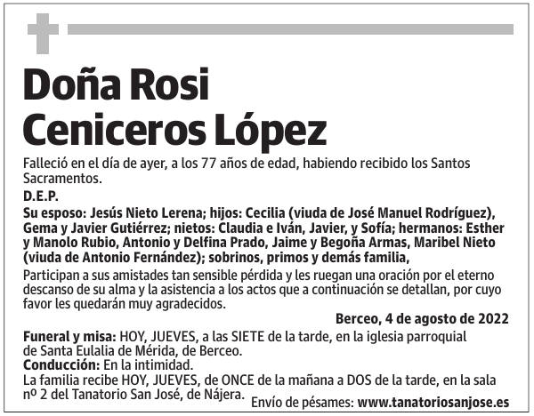 Doña  Rosi  Ceniceros  López