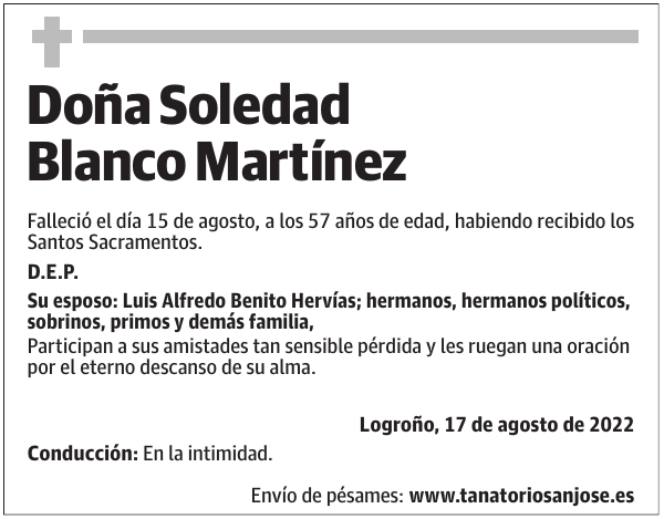Doña  Soledad  Blanco  Martínez