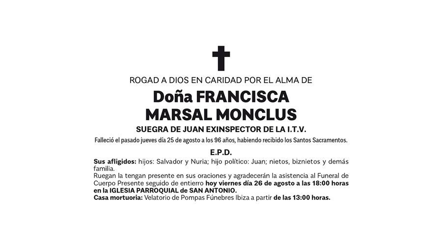 Francisca  Marsal  Monclus