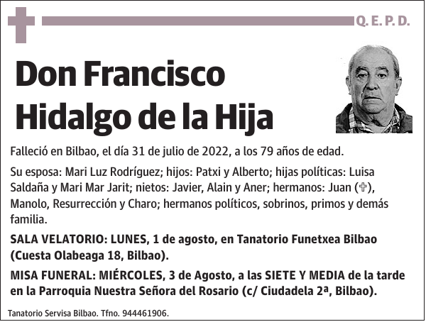 Francisco Hidalgo de la Hija