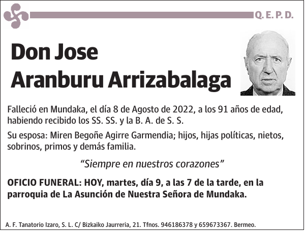 Jose Aranburu Arrizabalaga