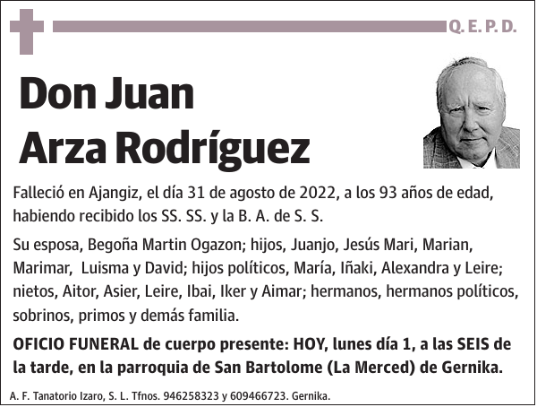 Juan Arza Rodríguez