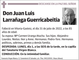 Juan  Luis  Larrañaga  Guerricabeitia