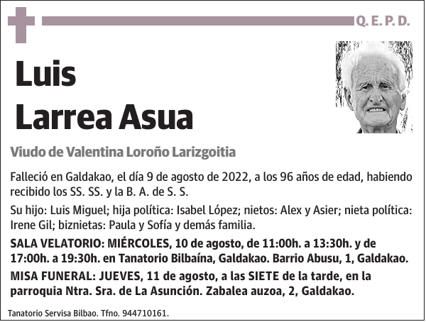 Luis Larrea Asua