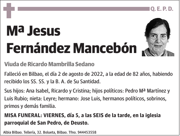 Mª Jesus Fernández Mancebón