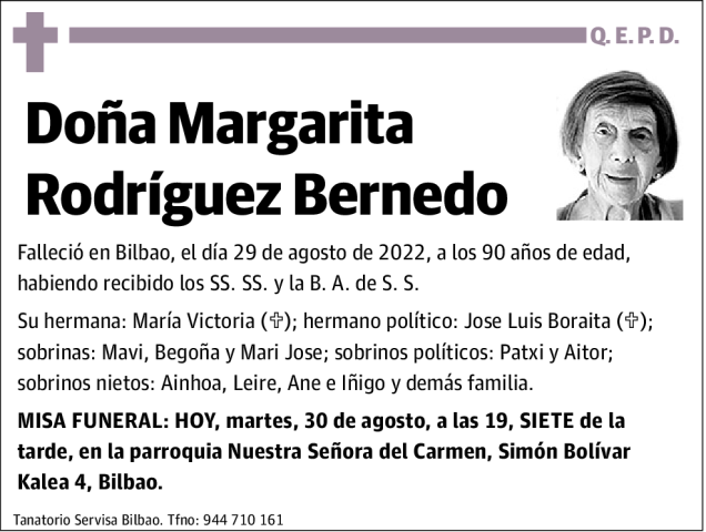 Margarita Rodríguez Bernedo