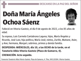 María  Ángeles  Ochoa  Sáenz