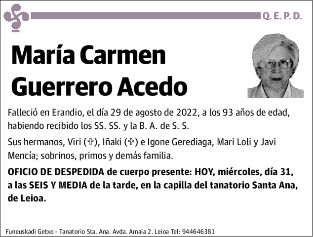 María Carmen Guerrero Acedo