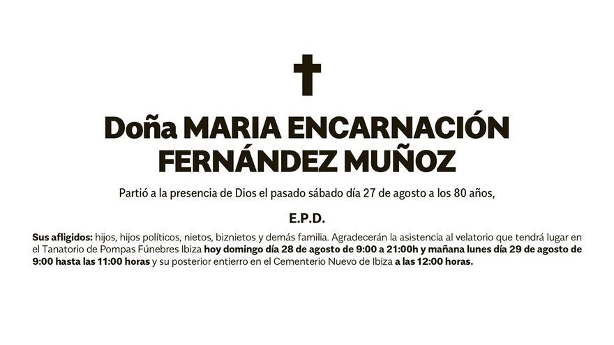 María  Encarnación  Fernández  Muñoz