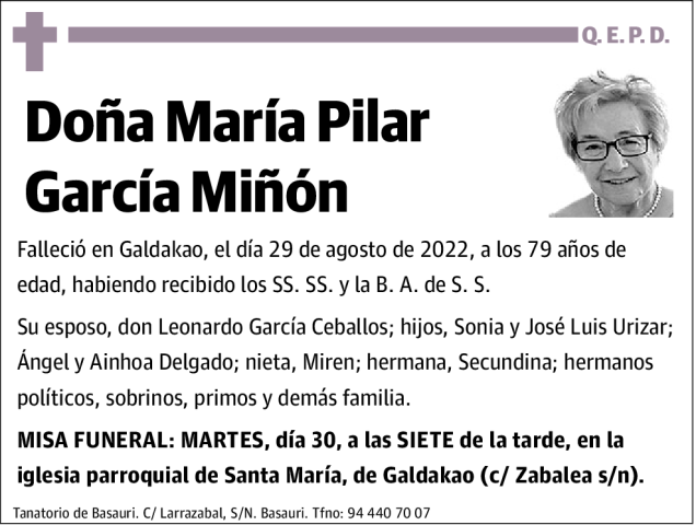 María Pilar García Miñón