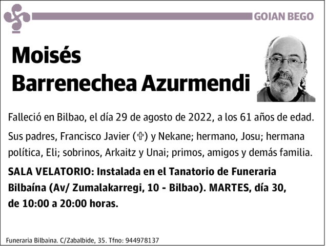 Moisés Barrenechea Azurmendi