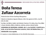 Teresa  Zufiaur  Azcorreta