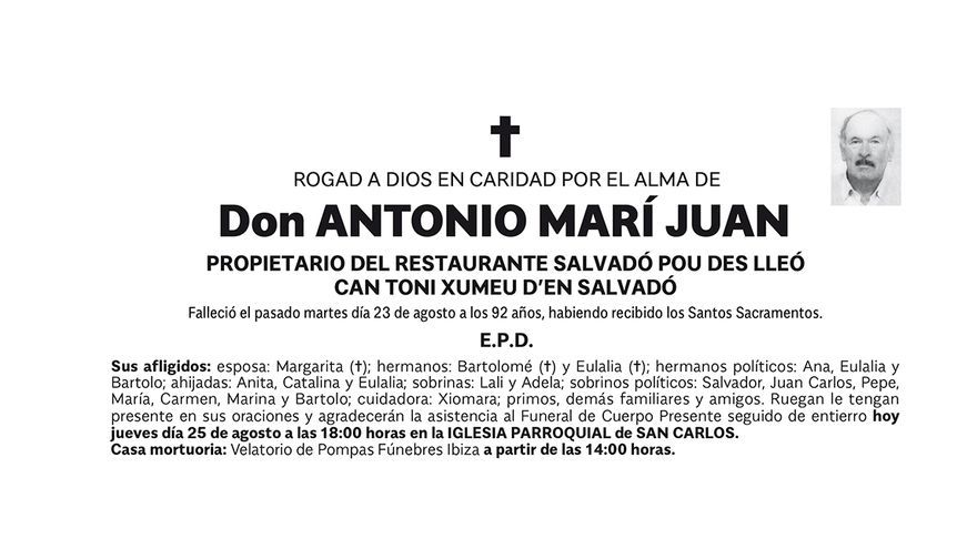 de  don  Antonio  Marí  Juan