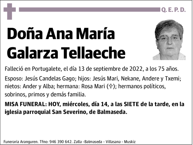 Ana María Galarza Tellaeche