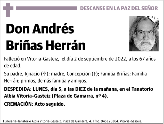 Andrés  Briñas  Herrán