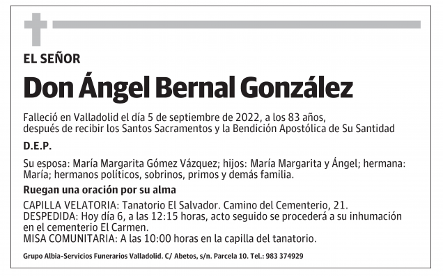 Ángel Bernal González