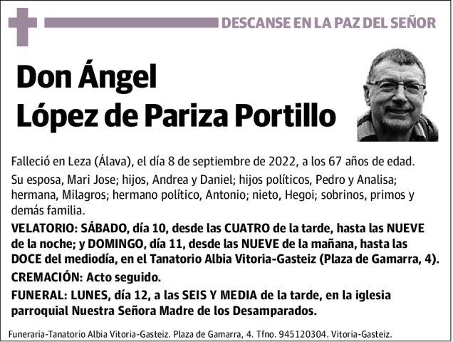 Ángel  López  de  Pariza  Portillo