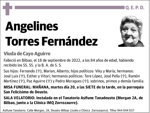 Angelines Torres Fernández