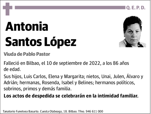 Antonia Santos López