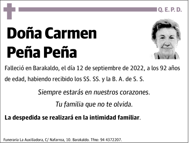Carmen Peña Peña